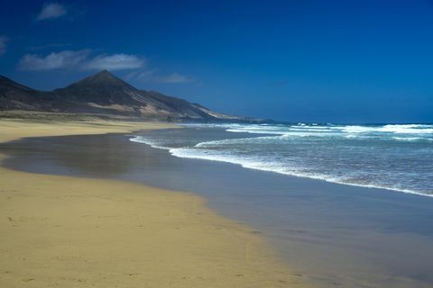 Playa de Cofete, Fuerteventura, Kanárske ostrovy, Španielsko