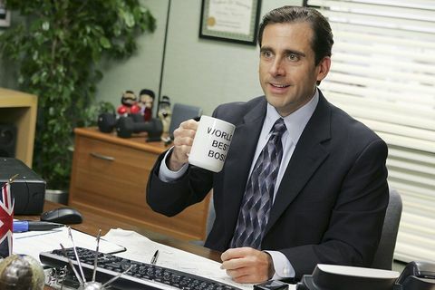 v epizóde 8 o hodnotení výkonu kancelárie vysielal 11152005 zobrazený Steve Carell ako michael scott foto justin lubinnbcu photo bank