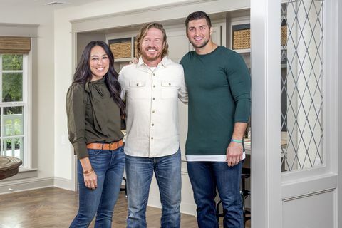 Joanna Gaines, Chip Gaines a Tim Tebow.