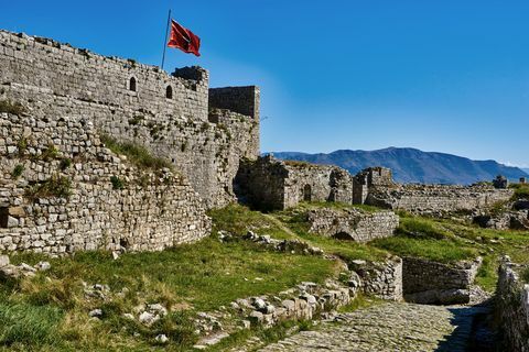 Hrad Rozafa - Shkoder - Albánsko. 