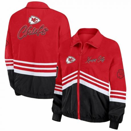 Dámska Vintage Throwback Windbreaker Kansas City Chiefs WEAR by Erin Andrews