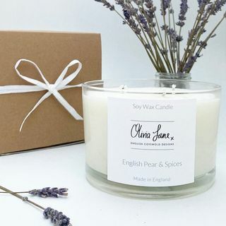 3 Wick Jumbo Candle – anglická hruška a korenie