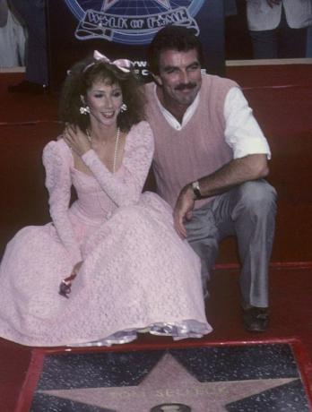 Tom Selleck a Jillie Mack 1986 Hollywood Boulevard