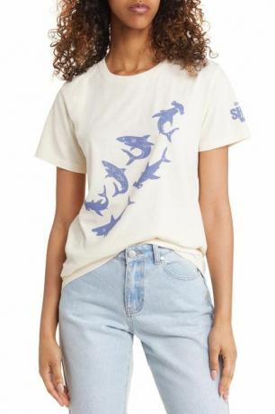GOLDEN HOUR x Bavlnené grafické tričko z týždňa žraloka 