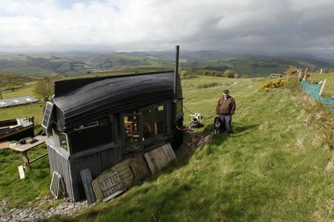 Výhľady Airbnb Boatel na Snowdonia