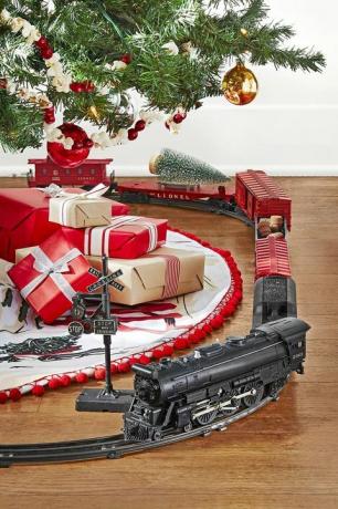 hračky vlak ozdoby na vianočný stromček