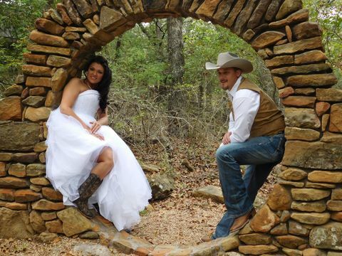 Svadba vidieckej krajiny Texas Hill