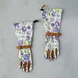 Kvetinové záhradné rukavice