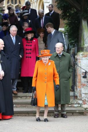 Členovia kráľovskej rodiny navštevujú kostol sv. Márie Magdalény v Sandringhame