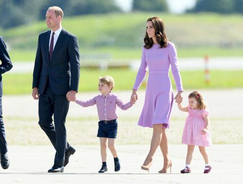 Vojvoda z Cambridge, princ George, vojvodkyňa z Cambridge a princezná Charlotte