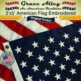 Americké vlajky s 3 baleniami