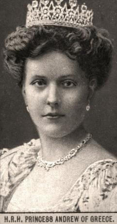 H.R.H, princezná Andrew z Grécka, 1908. Autor: WD & HO Wills