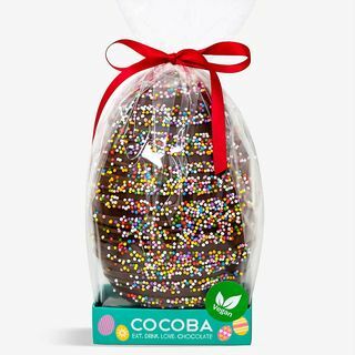 COCOBA Posypané veganské čokoládové veľkonočné vajíčko 250g