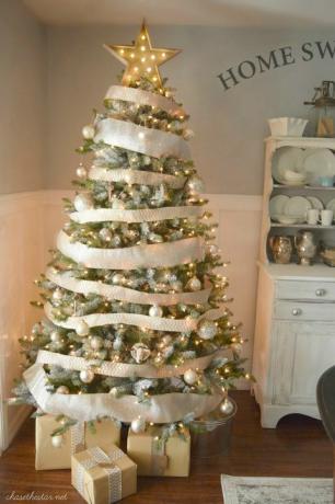 vianočný stromček zdobenie nápady markíza svetlo