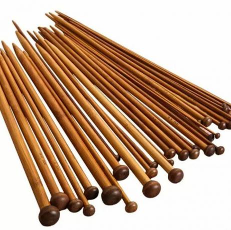 Kvalitné bambusové pletacie ihlice veľkosti 3 