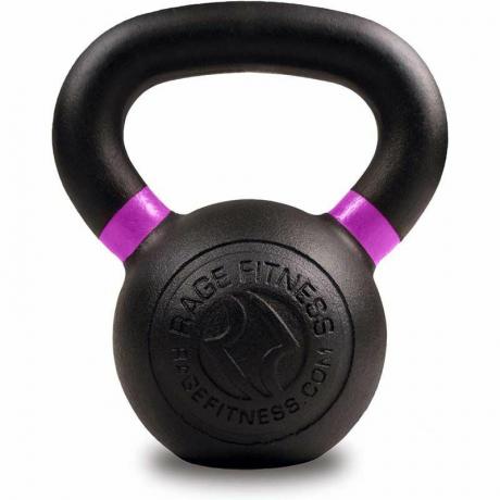 Kettlebell s práškovým nástrekom