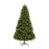 7-Foot predsvietený Faux Durand vianočný strom 