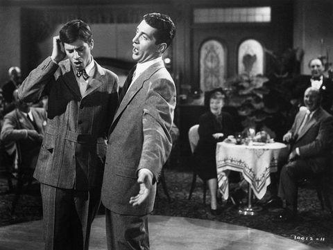 Jerry Lewis a Dean Martin v knihe „Môj priateľ Irma“ (1949)