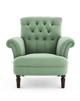 Stolička Country Living Tarland Sage Velvet Accent