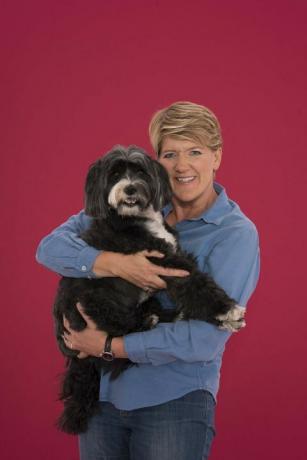 Clare Balding so svojím psom, Archie