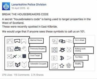 Kód pre domácnosť strážcov divízie Lanarkshire