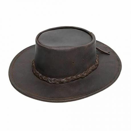 Kovbojský klobúk s plochým okrajom 