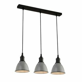 Vidiecke bývanie Farmhouse 3 Light Dome Pendant Fitting