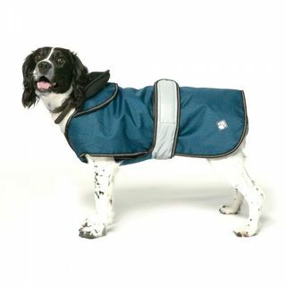 Modrý kabát pre psov Ultimate 2 v 1