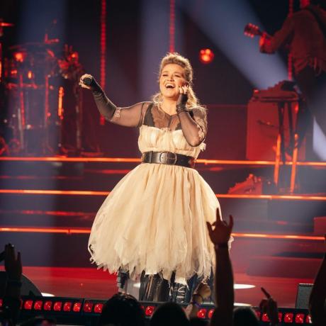 kelly clarkson na jej rezidencii v Las Vegas