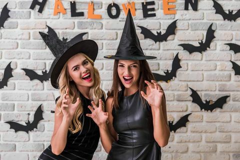 diy halloween čarodejnice kostým ženy